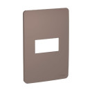 SCHNEIDER ORION PLACA 4X2 1 POSTO PLANET BROWN