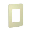 SCHNEIDER ORION PLACA 4X2 3P BR/ALU AURORA GOLD